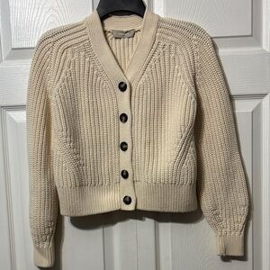 Everlane Cream Knit Cardigan